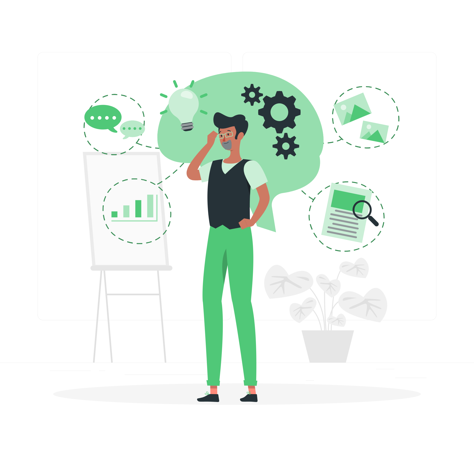 Illustration of financial planning